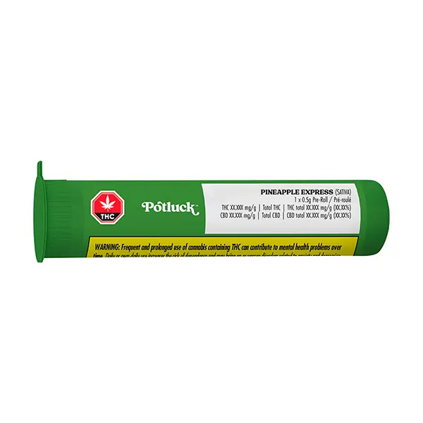 Image for Pineapple Express Pre-Roll, cannabis pre-rolls by Potluck