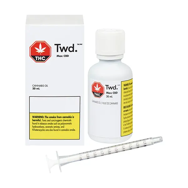 Image for Max CBD Cannabis Oil, cannabis bottled oils by TWD.