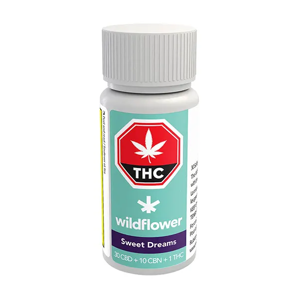 Sweet Dreams CBD + CBN + THC Softgels (Capsules, Softgels) by Wildflower