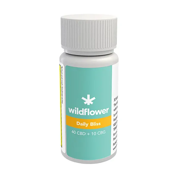 Daily Bliss CBD:CBG (40:10) (Capsules, Softgels) by Wildflower