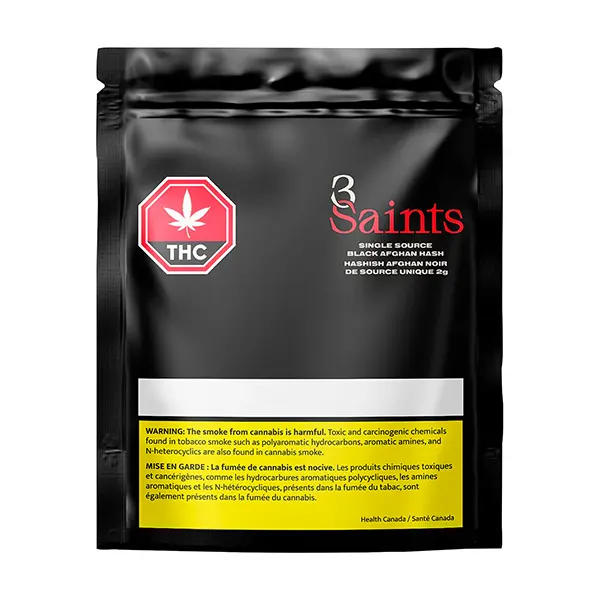 Image for Single Source Black Afghan Hash, cannabis all products by 3Saints