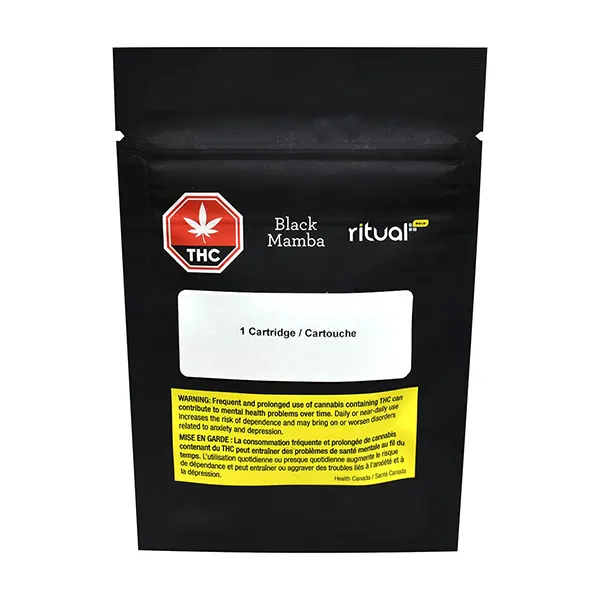 Image for Black Mamba 510 Thread Cartridge, cannabis all products by Ritual Gold