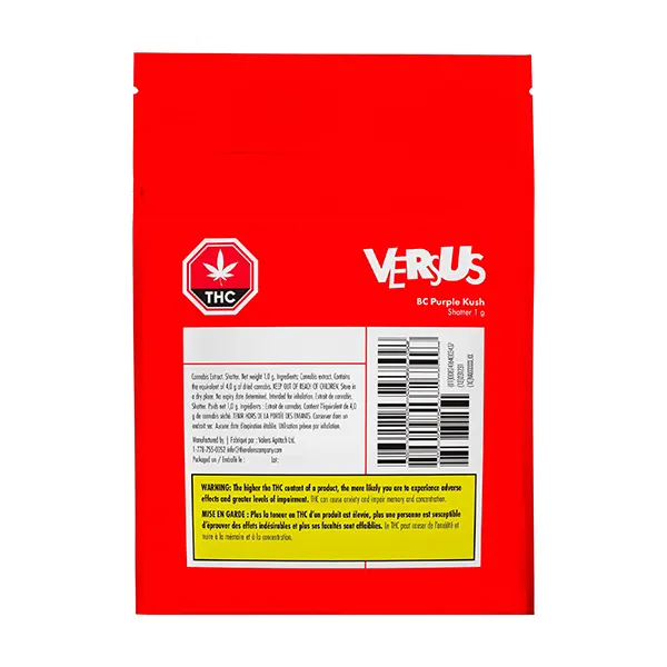 Image for BC Purple Kush Shatter, cannabis all products by Versus