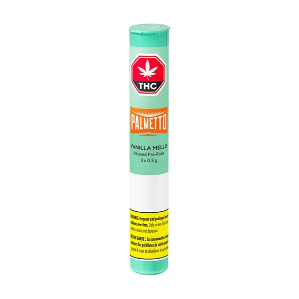 Image for Vanilla Mello Infused Pre-Roll, cannabis all products by Palmetto