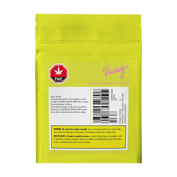 Image for Papaya Fiyah Pre-Roll, cannabis all products by Vacay