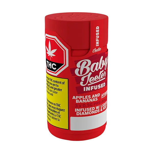 Image for Baby Jeeter Apples and Bananas Infused Pre-Roll, cannabis all products by Jeeter