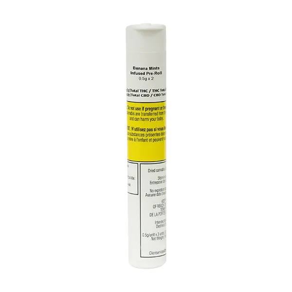 Image for Banana Mints Infused Pre-Roll, cannabis all products by EastCann