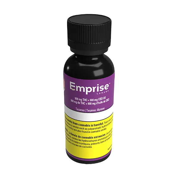 900 THC + 900 CBD Oil (Bottled Oils) by Emprise