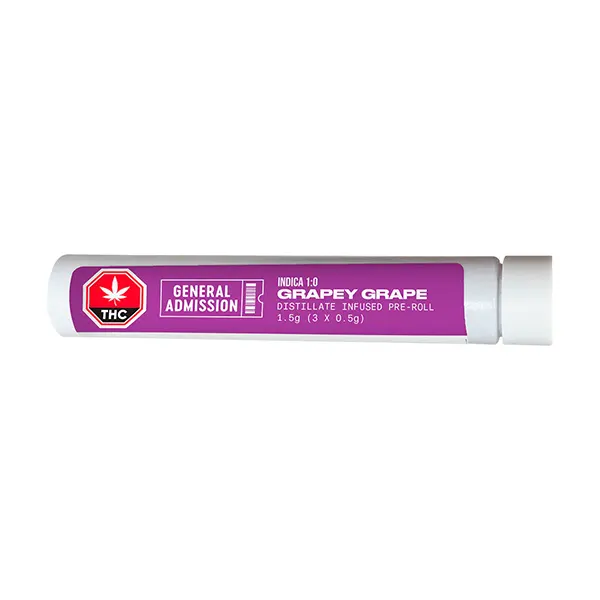 Grapey Grape Distillate Infused Pre-Roll (Pre-Rolls) by General Admission