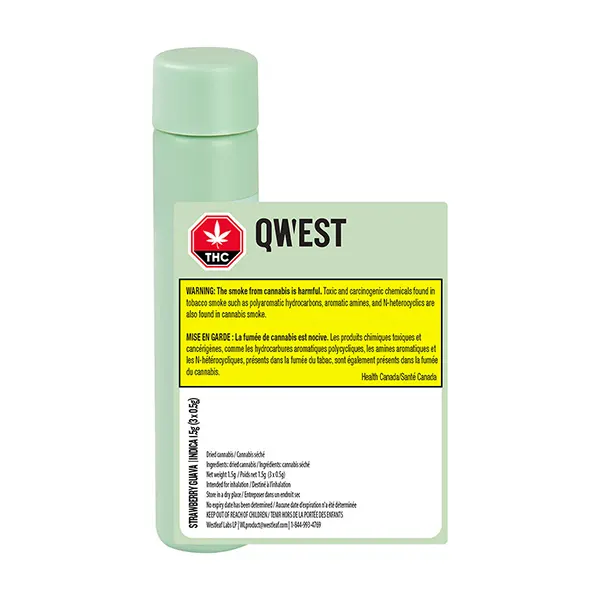 Image for Strawberry Guava Pre-Roll, cannabis pre-rolls by Qwest