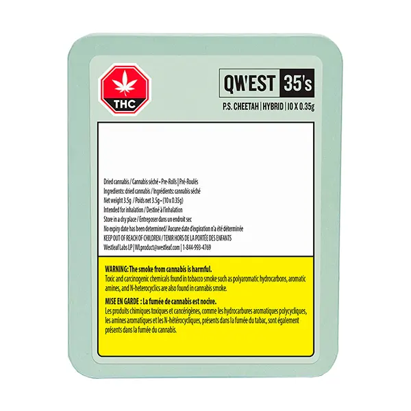 P.s. Cheetah Pre-roll (Pre-Rolls) by Qwest 35's