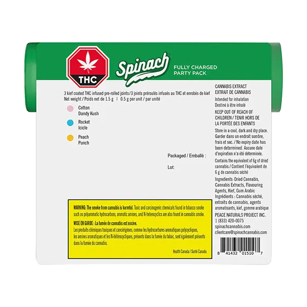 Image for Fully Charged Party Pack Infused Pre-Roll Multi-pack, cannabis pre-rolls by Spinach