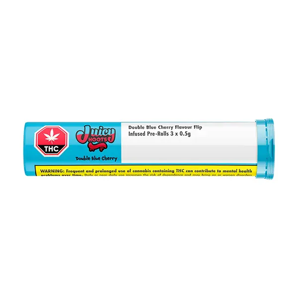 Image for Double Blue Cherry Flavour Flip Infused Pre-Roll, cannabis all products by Juicy Hoots