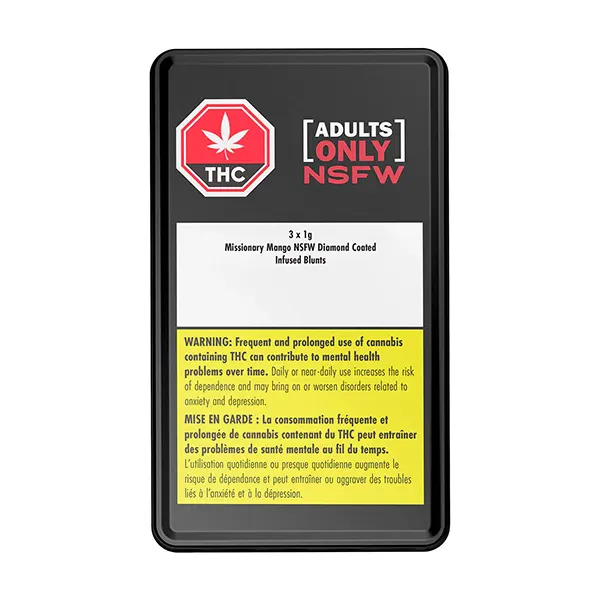 Image for Missionary Mango NSFW Diamond Coated Infused Blunts, cannabis all products by Adults Only