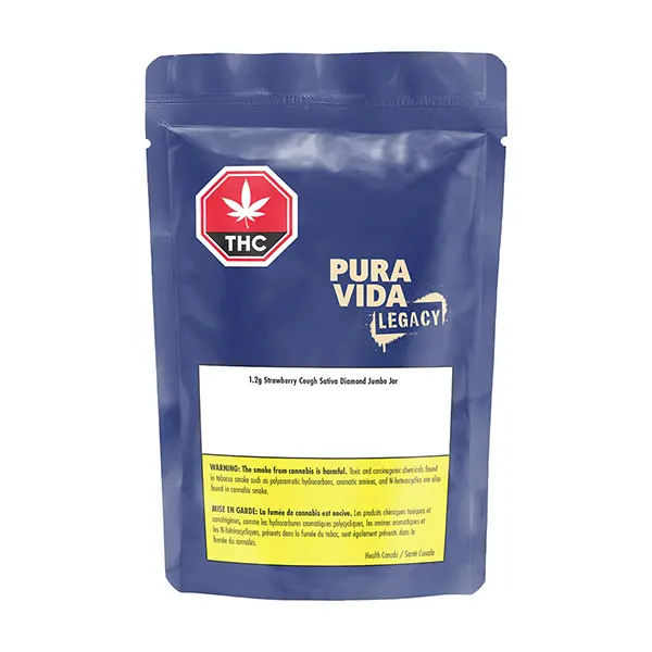 Strawberry Cough Sativa Diamond Jumbo Jar (Resin, Rosin) by Pura Vida