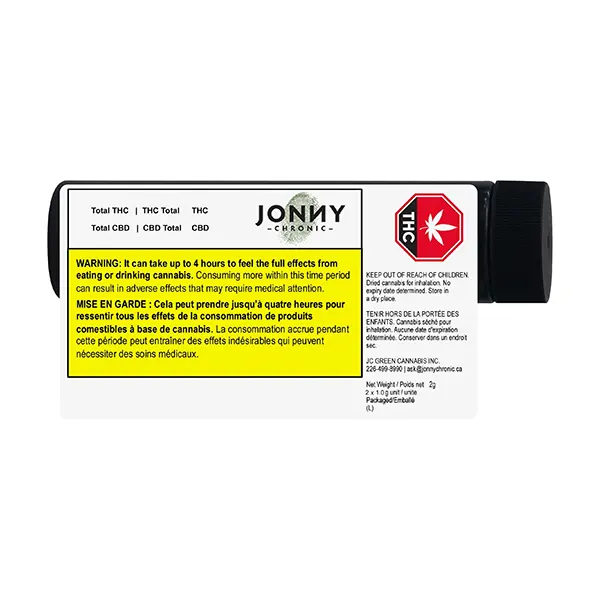Image for Jonny's Stash - Rotating Sativa Reefers, cannabis all products by Jonny Chronic