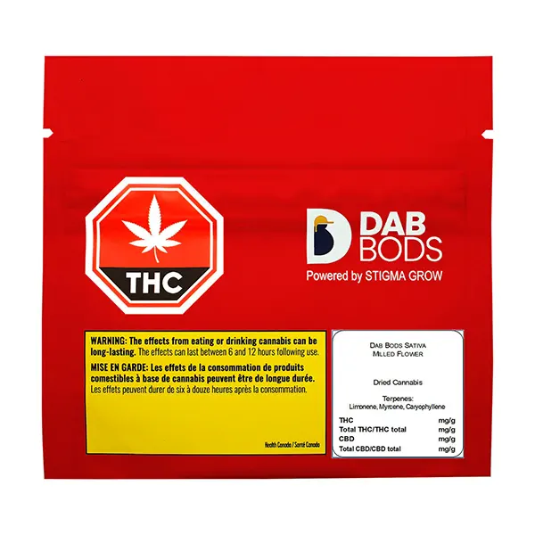 Image for Sativa Milled Flower, cannabis all products by Dab Bods