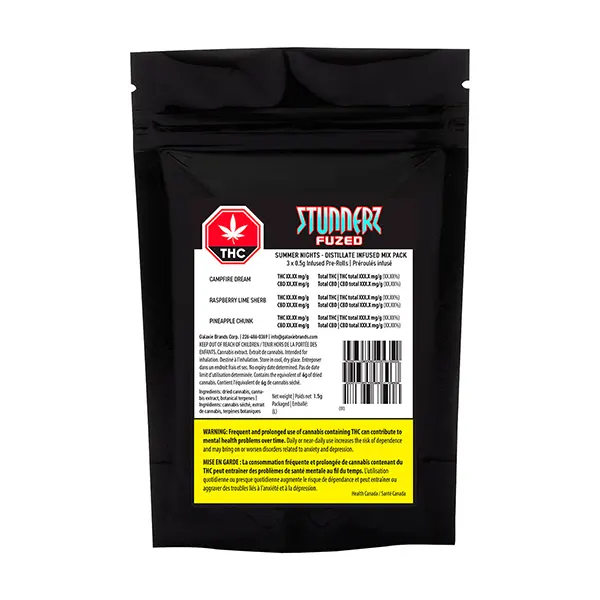 Summer Nights Collection Distillate Infused Pre-Roll (Pre-Rolls) by Stunnerz