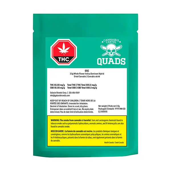 Image for GSC, cannabis dried flower by Cannabis Cartel