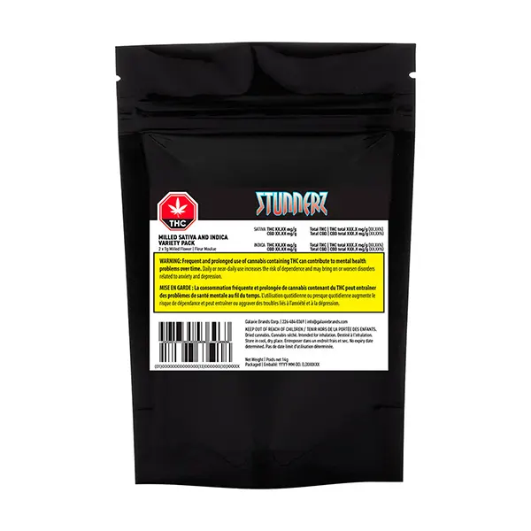 Image for Milled Sativa and Indica Variety Pack, cannabis milled flower by Stunnerz