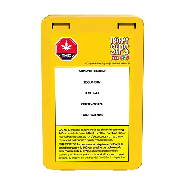 Image for Juicy 5 Variety Pack Infused Pre-Roll, cannabis pre-rolls by Trippy Sips