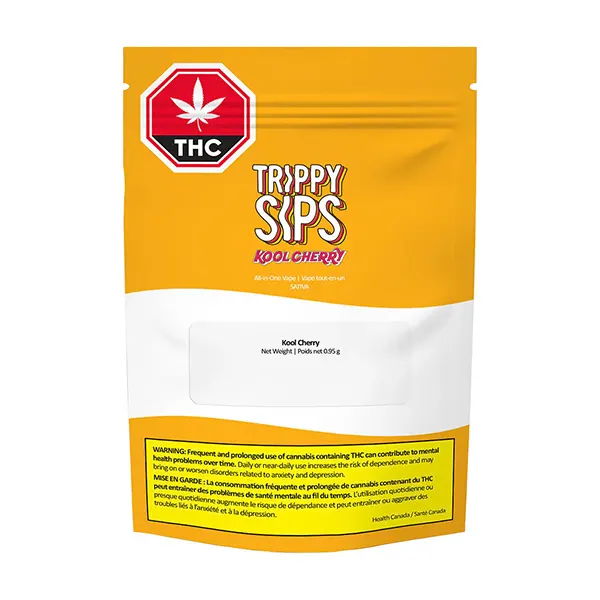 Image for Kool Cherry All-in-one, cannabis disposable vapes by Trippy Sips