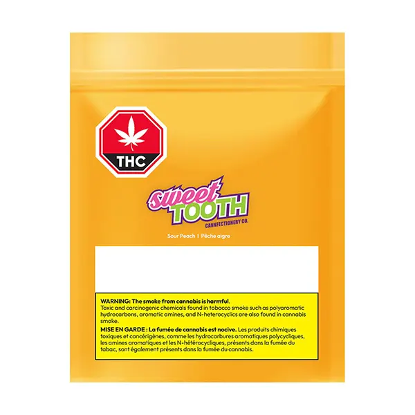 Image for Sour Peach Gummies, cannabis all products by Sweet Tooth Cannfectionery