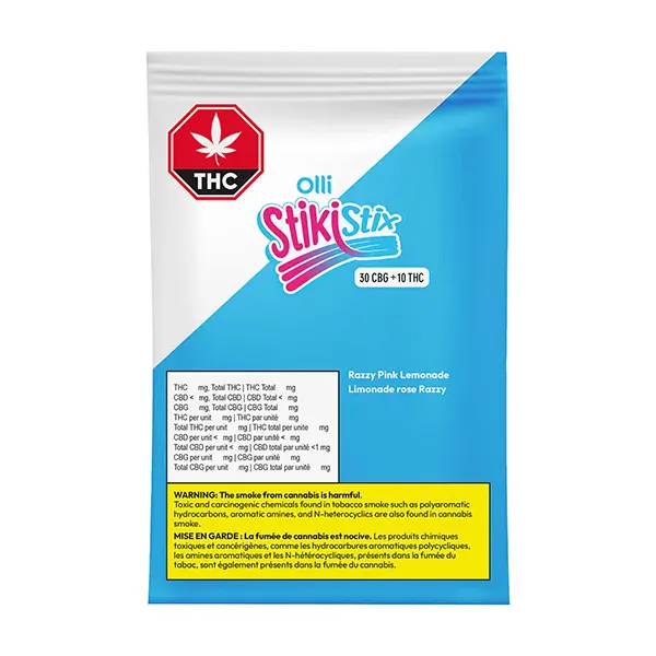 Image for 3:1 Sour Razzy Pink Lemonade CBG/THC, cannabis all products by Stikistix