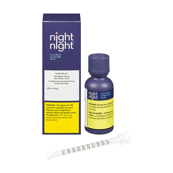 Image for Pure CBN Oil, cannabis bottled oils by NightNight