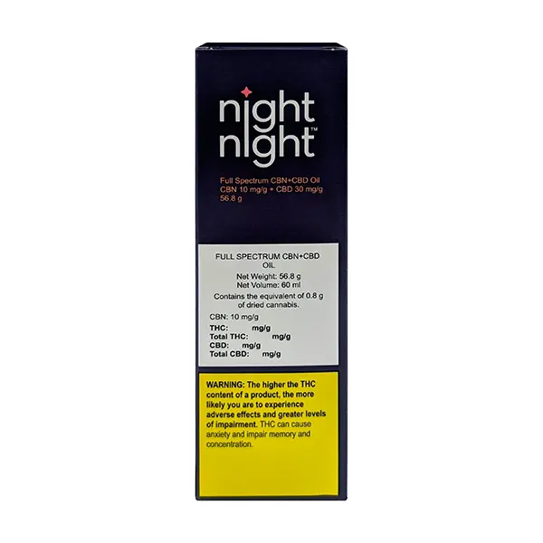 Image for Full Spectrum CBN+CBD Oil, cannabis bottled oils by NightNight