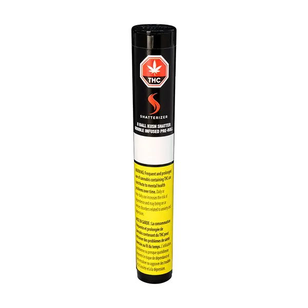 8 Ball Kush Shatter Double Infused Pre-Roll (Pre-Rolls) by Shatterizer