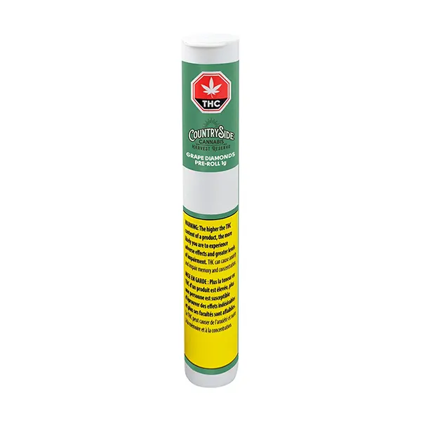 Image for Grape Diamonds Pre-Roll, cannabis all products by Countryside Cannabis