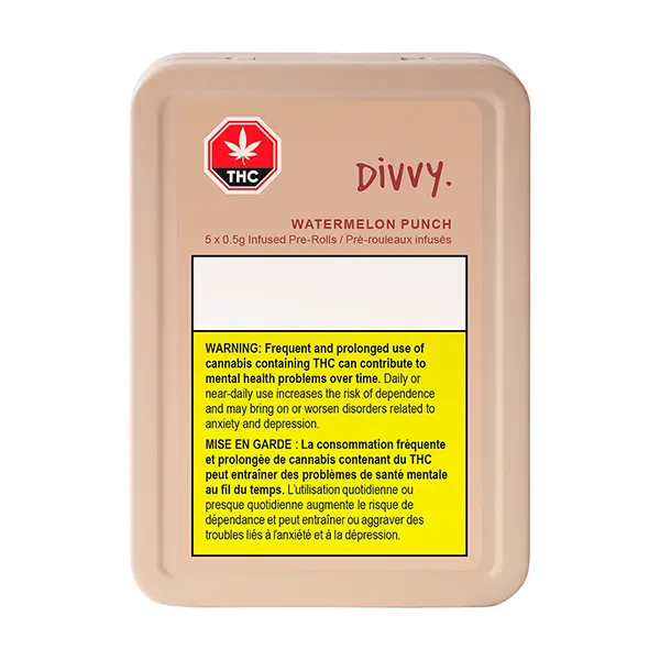 Image for Watermelon Punch Infused Pre-Roll, cannabis all products by Divvy