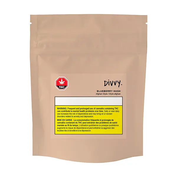 Image for Blueberry Hash, cannabis all products by Divvy