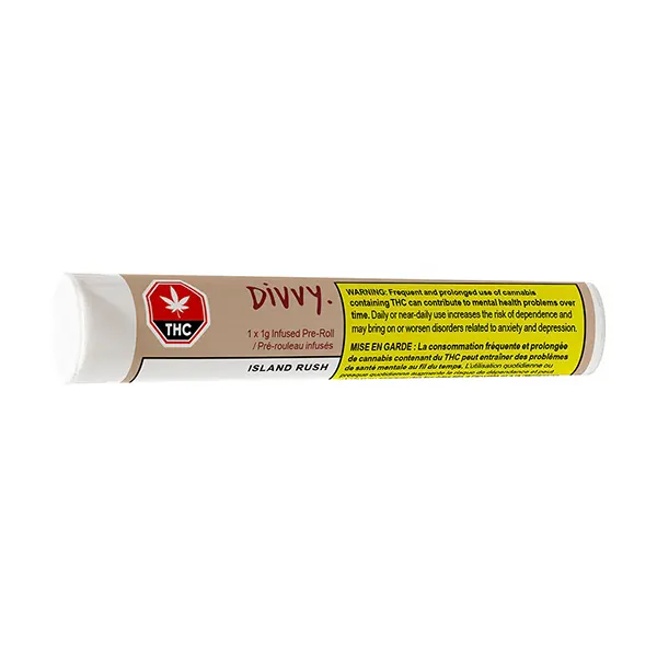 Island Rush Infused Pre-Roll (Pre-Rolls) by Divvy