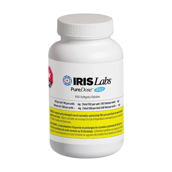 PureDose RSO Soft Gels (Capsules, Softgels) by IRIS Labs