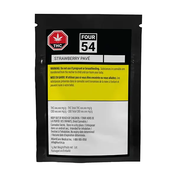 Image for Strawberry Pave, cannabis dried flower by Four54