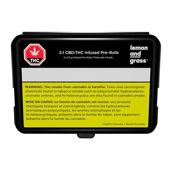 Image for 2:1 CBD:THC Infused Pre-Roll, cannabis pre-rolls by Lemon & Grass