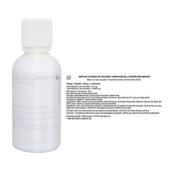 100 mg Nano Shot Citrus (Bottled Oils) by HYTN