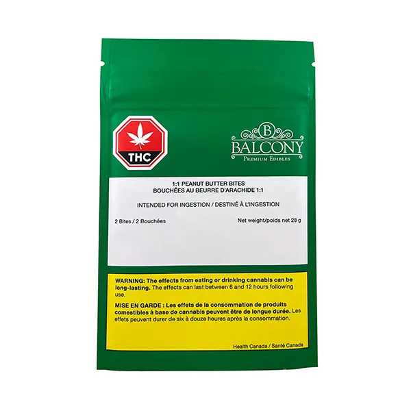 Image for 1:1 Peanut Butter Bites, cannabis all products by Balcony