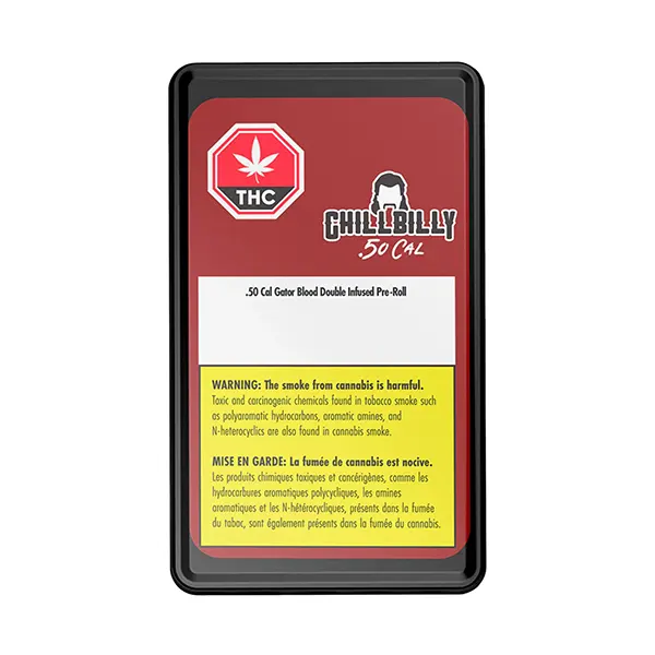 Image for .50 Cal Gator Blood Double Infused Pre-Roll, cannabis all products by Chillbilly