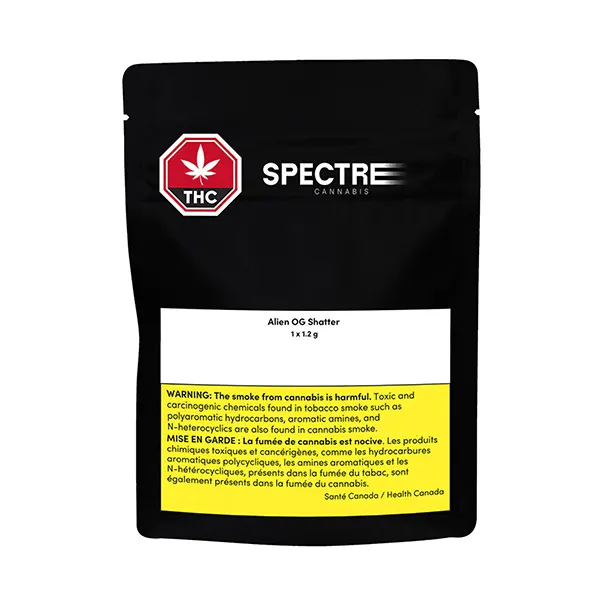Image for Alien OG Shatter, cannabis shatter, wax by Spectre Cannabis