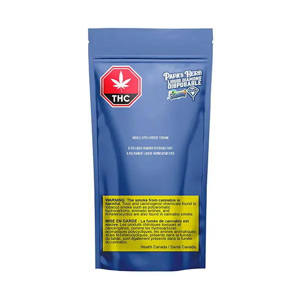 Image for Apple Apricot Tsunami Liquid Diamond Disposable, cannabis disposable vapes by Papa's Herb