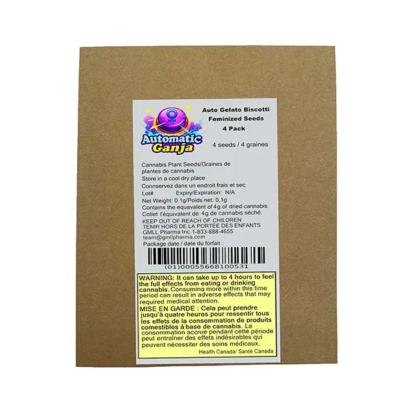 Auto Gelato Biscotti Feminized Seeds (Seeds) by Automatic Ganja