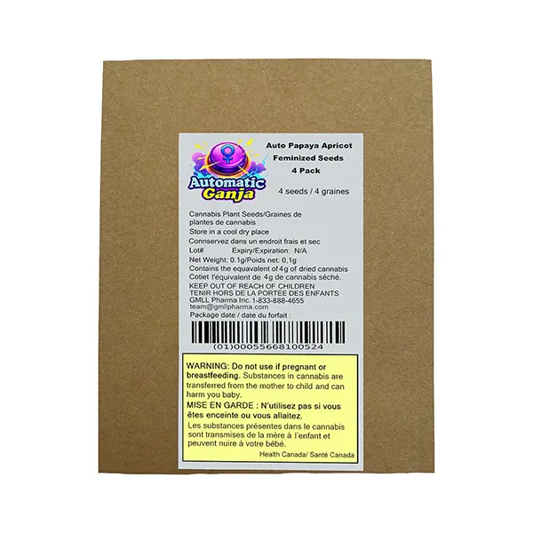 Auto Papaya Apricot Feminized Seeds (Seeds) by Automatic Ganja