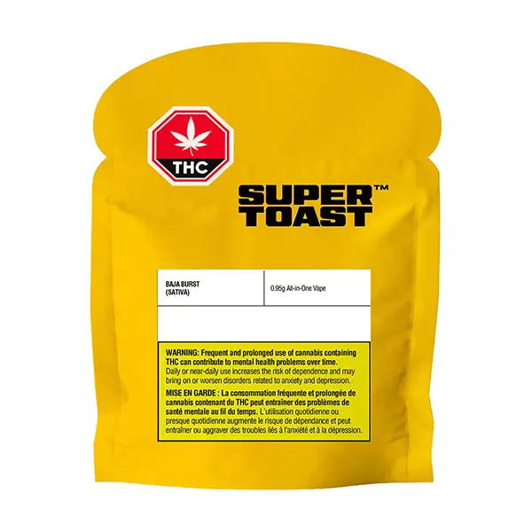 Image for Baja Burst All-in-one Vape, cannabis disposable vapes by Super Toast
