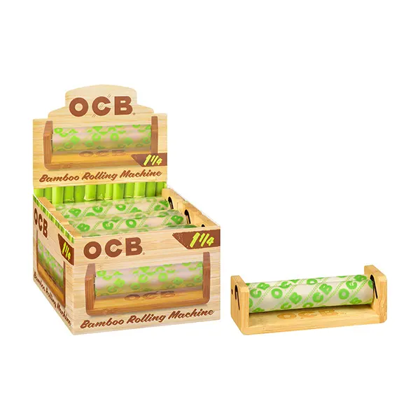 Image for Bamboo Roller 1 1/4, cannabis rolling papers, cones by OCB