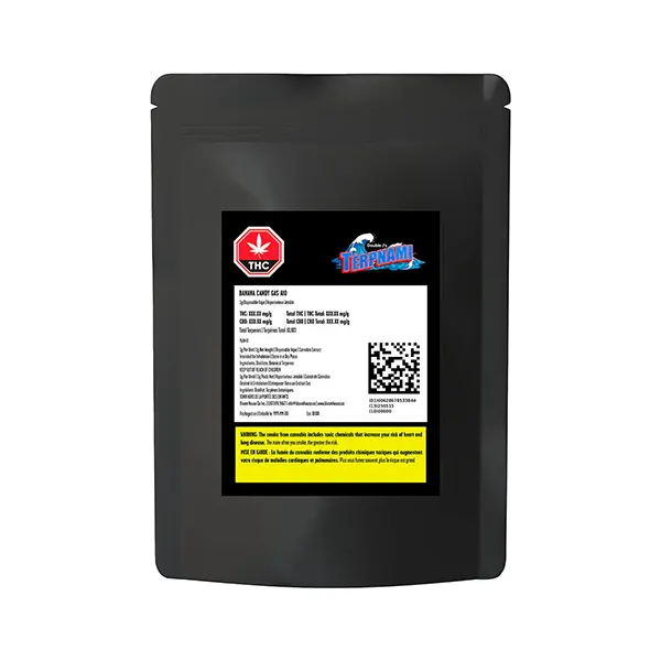 Image for Banana Candy Gas AIO, cannabis disposable vapes by Double J's