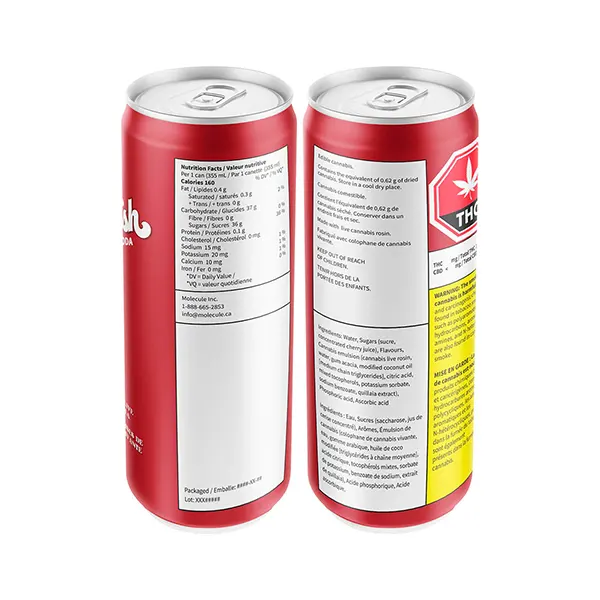 Image for Cherry D Live Rosin Cola, cannabis soft drinks by Sheesh Hash Sodas