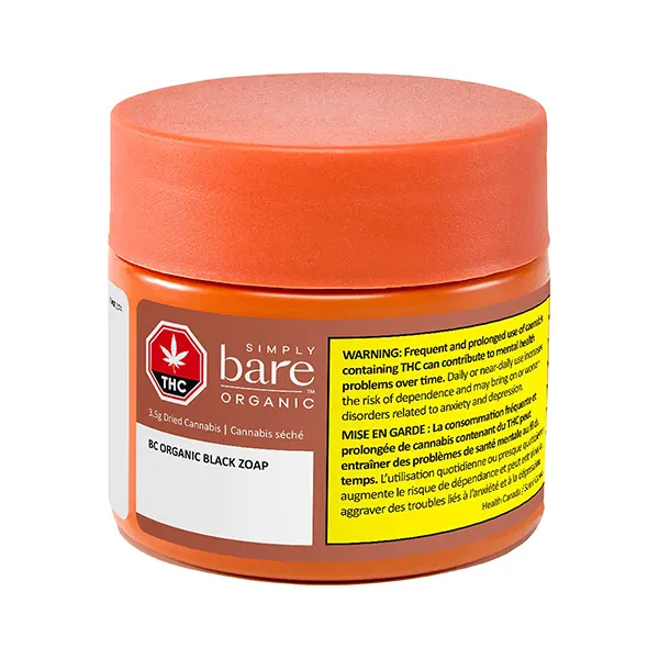Image for BC Organic Black Zoap, cannabis dried flower by Simply Bare